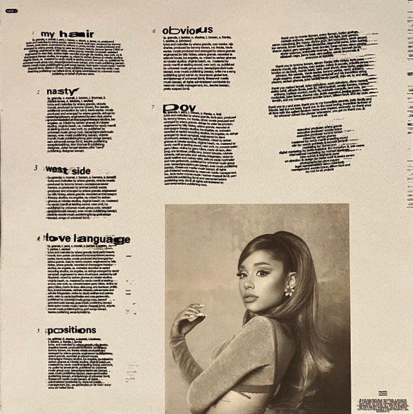 Ariana Grande - Positions (VINYL) | Near Mint (NM) Near Mint (NM)-The Happy Cap