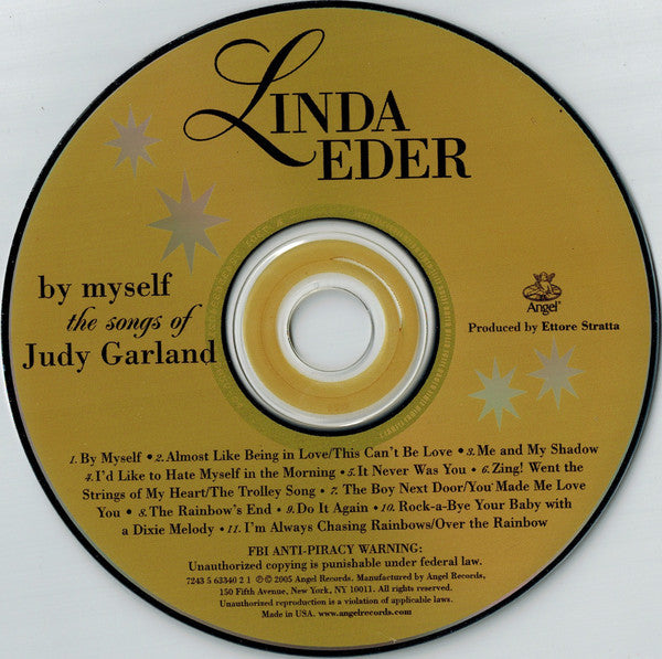 Linda Eder - By Myself: The Songs Of Judy Garland (CD) | Near Mint (NM) Near Mint (NM)-The Happy Cap