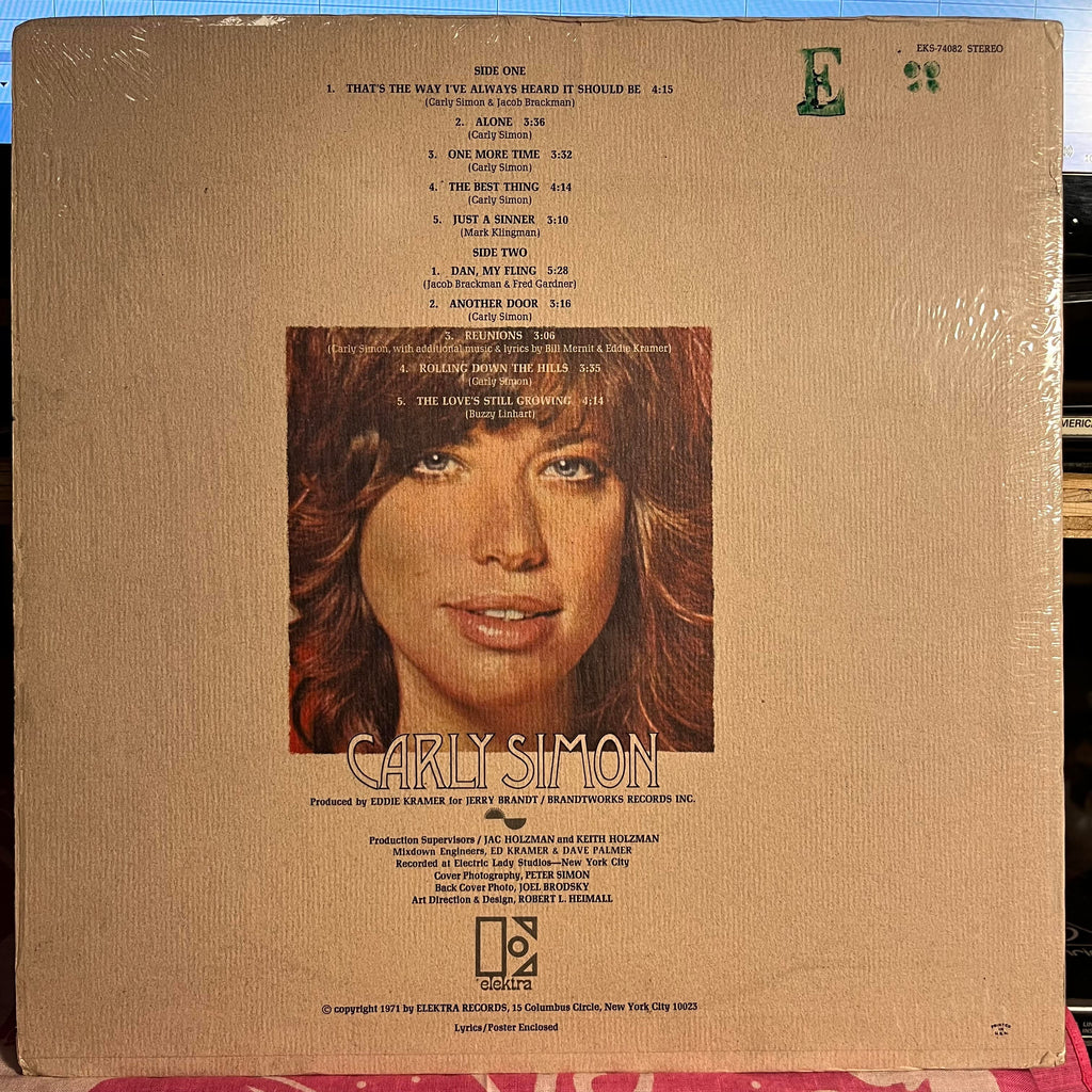 Carly Simon - Carly Simon *PITMAN/SHRINK* | Near Mint (NM) Near Mint (NM)-The Happy Cap