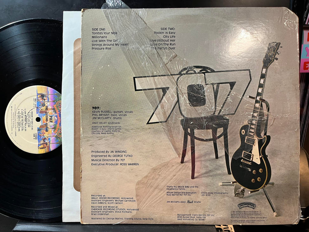 707 - The Second Album (VINYL) *SIGNED* | Near Mint (NM or M-) Excellent+ (EX+)-The Happy Cap
