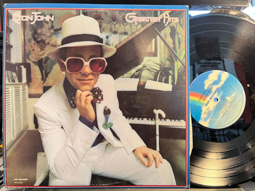 Elton John - Greatest Hits (VINYL) | Near Mint (NM) Excellent (EX)-The Happy Cap