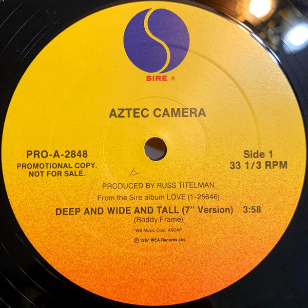 Aztec Camera - Deep And Wide And Tall | Near Mint (NM) Near Mint (NM)-The Happy Cap