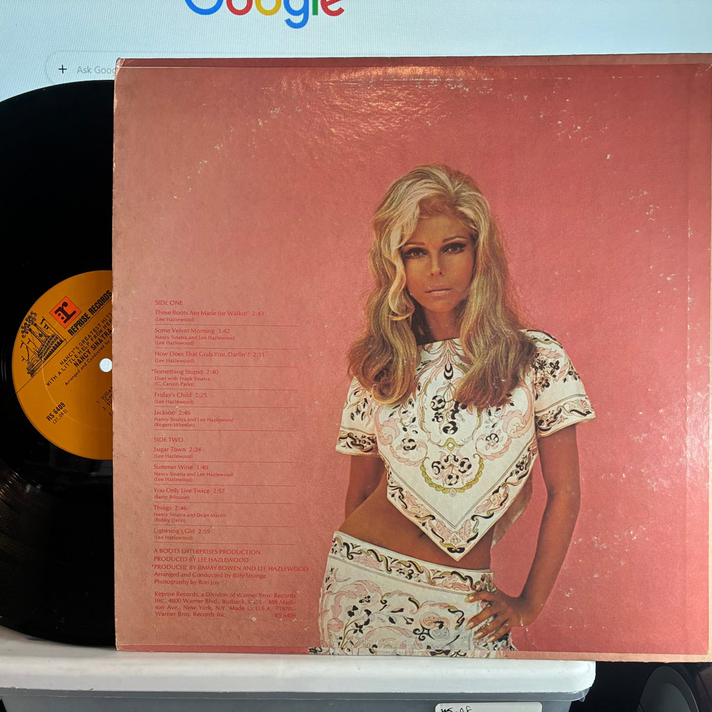 Nancy Sinatra - Nancy's Greatest Hits (VINYL) | Very Good Plus (VG+) Very Good Plus (VG+)-The Happy Cap
