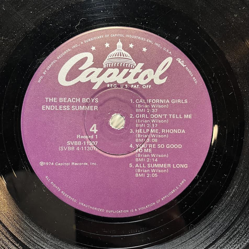 The Beach Boys - Endless Summer (2xVINYL) | Very Good Plus (VG+) Excellent (EX)-The Happy Cap