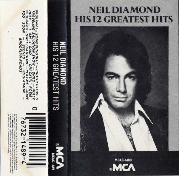 His 12 Greatest Hits (CASSETTE) | Mint (M) Mint (M)-The Happy Cap