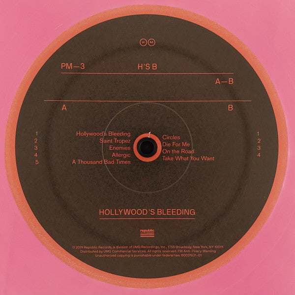 Post Malone - Hollywood's Bleeding | Mint (M) Mint (M)-The Happy Cap