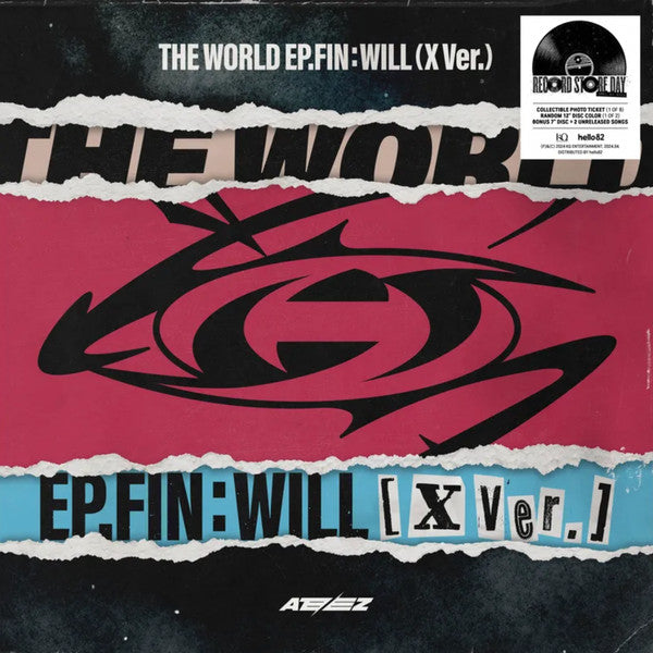 Ateez (2) - The World Ep.Fin : Will (X Ver.) (RSD VINYL) | Mint (M) Mint (M)-The Happy Cap