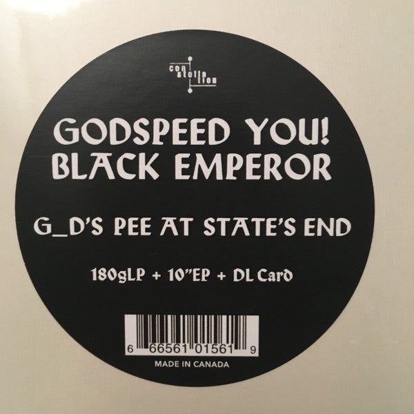 Godspeed You Black Emperor! - G_d's Pee At State's End! (180G VINYL LP + 10" EP) | Mint (M) Mint (M)-The Happy Cap