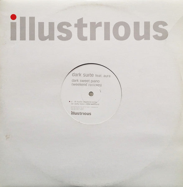 Dark Suite - Dark Sweet Piano (Weekend Remixes) (VINYL) | Excellent (EX) Very Good Plus (VG+)-The Happy Cap