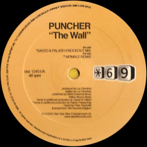 Puncher - The Wall (Remixes) | Near Mint (NM) Near Mint (NM)-The Happy Cap