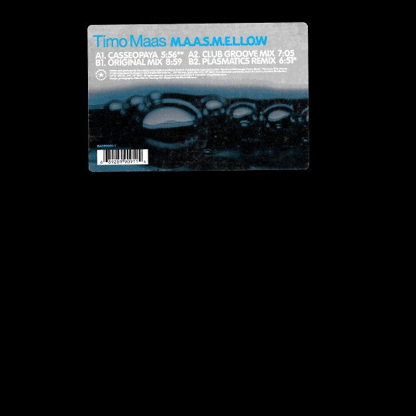 Timo Maas - M.A.A.S.M.E.L.L.O.W. | Near Mint (NM) Very Good Plus (VG+)-The Happy Cap
