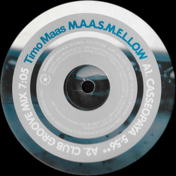 Timo Maas - M.A.A.S.M.E.L.L.O.W. | Near Mint (NM) Very Good Plus (VG+)-The Happy Cap