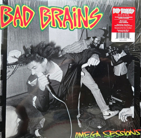 Bad Brains - Omega Sessions (RED VINYL, ETCHED) | Mint (M) Mint (M)-The Happy Cap