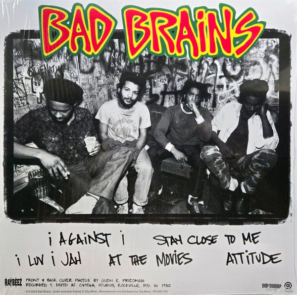 Bad Brains - Omega Sessions (RED VINYL, ETCHED) | Mint (M) Mint (M)-The Happy Cap