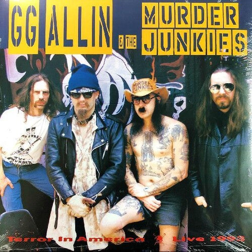 Gg Allin & The Murder Junkies - Terror In America (Limited Edition, Clear Vinyl, Green) | Mint (M) Mint (M)-The Happy Cap