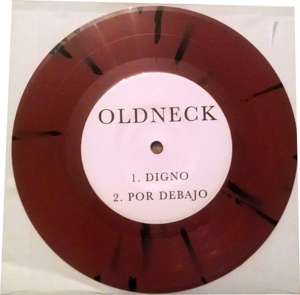 Stoic (5) - Stoic / Oldneck Split (WHITE W/ GREEN SPLATTER VINYL 7") | Mint (M) Mint (M)-The Happy Cap
