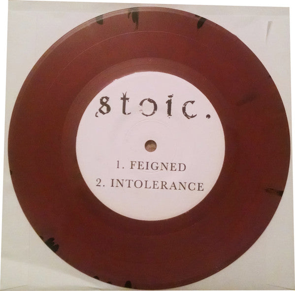 Stoic (5) - Stoic / Oldneck Split (WHITE W/ GREEN SPLATTER VINYL 7") | Mint (M) Mint (M)-The Happy Cap