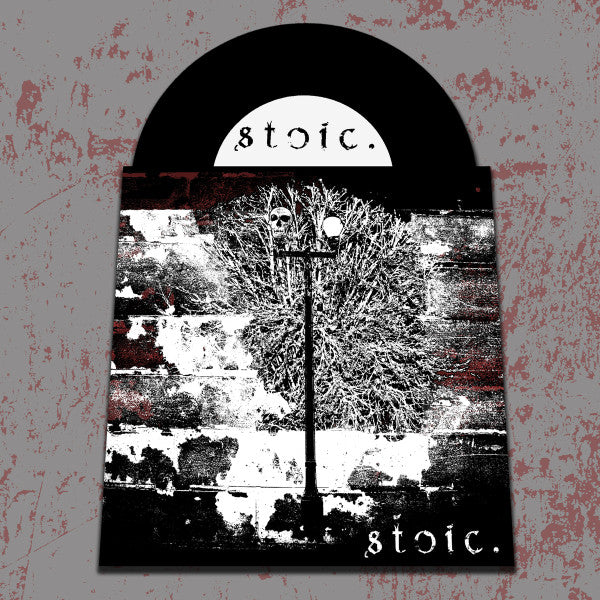 Stoic (5) - Stoic / Oldneck Split (WHITE W/ GREEN SPLATTER VINYL 7") | Mint (M) Mint (M)-The Happy Cap