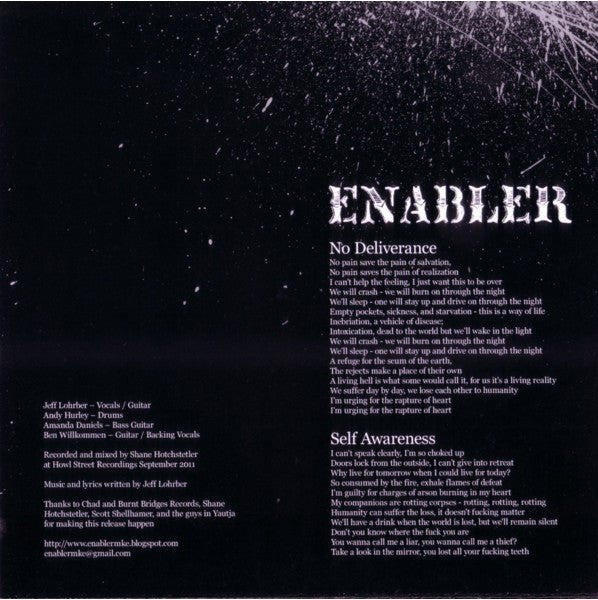 Enabler / Yautja (VINYL 7") | Mint (M) Mint (M)-The Happy Cap