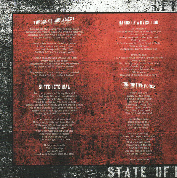 State Of Emergency (7" VINYL) | Mint (M) Mint (M)-The Happy Cap