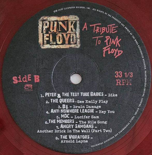 Punk Floyd (A Tribute To Pink Floyd)(COLOR VINYL) | Mint (M) Mint (M)-The Happy Cap