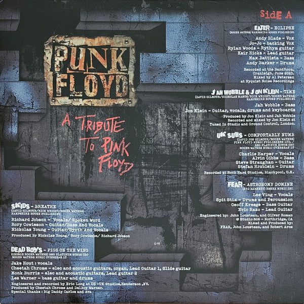 Punk Floyd (A Tribute To Pink Floyd)(COLOR VINYL) | Mint (M) Mint (M)-The Happy Cap