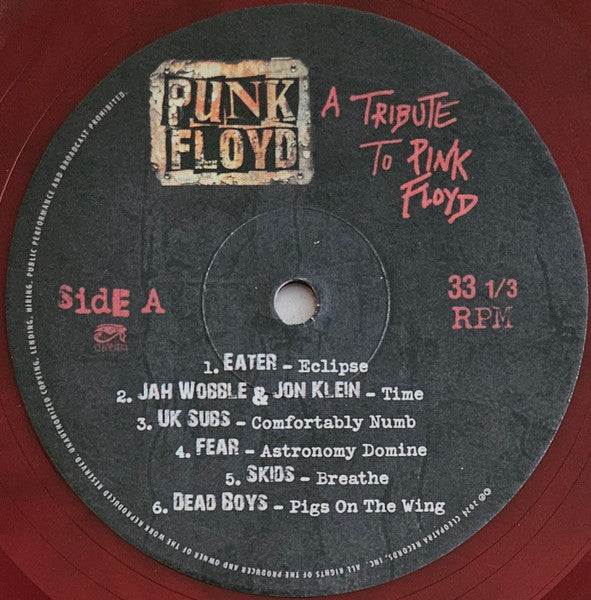 Punk Floyd (A Tribute To Pink Floyd)(COLOR VINYL) | Mint (M) Mint (M)-The Happy Cap