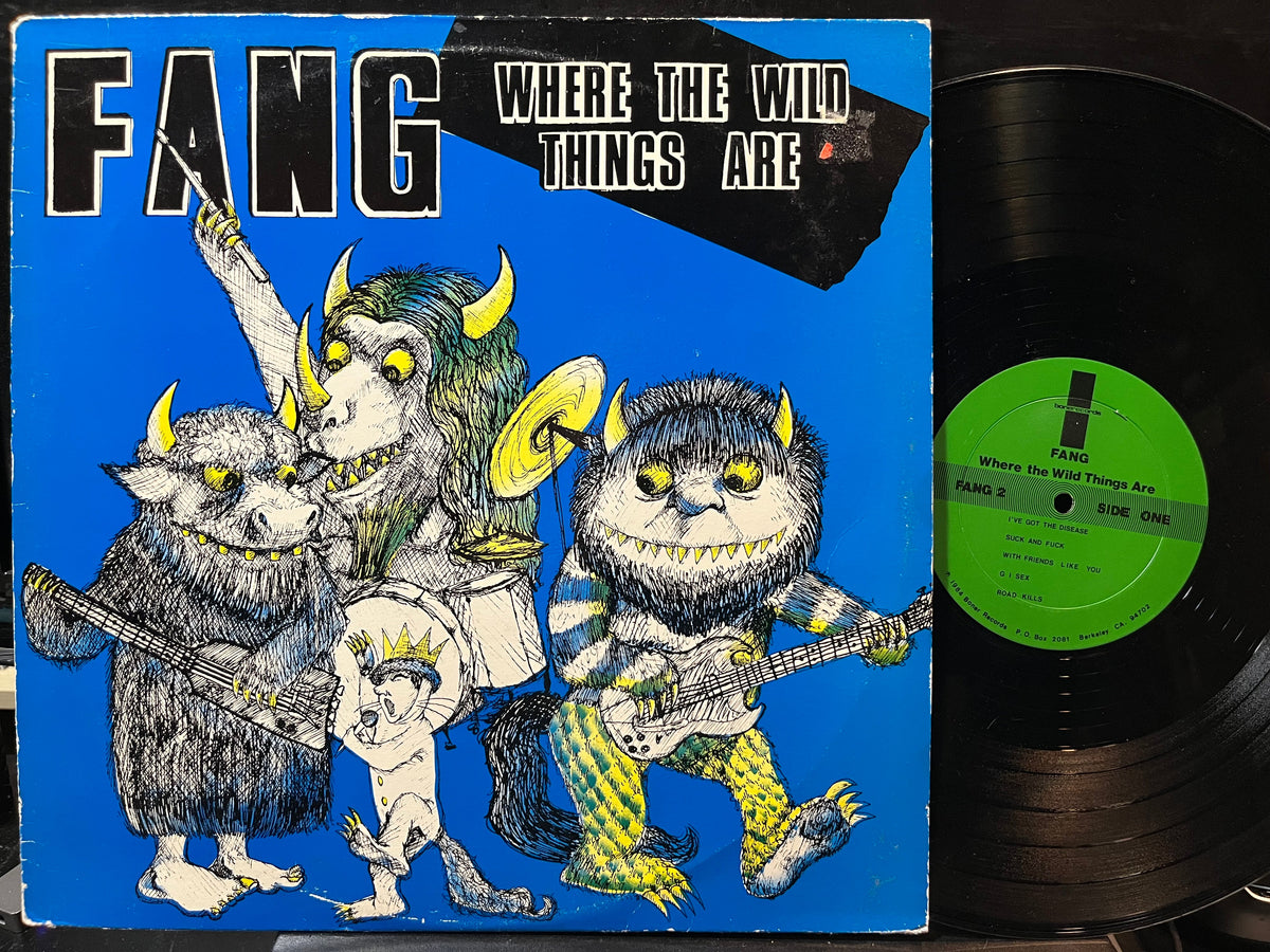 Fang - Where The Wild Things Are (VINYL LP BONER FANG 2) | USED Excellent (EX) Excellent (EX)-The Happy Cap