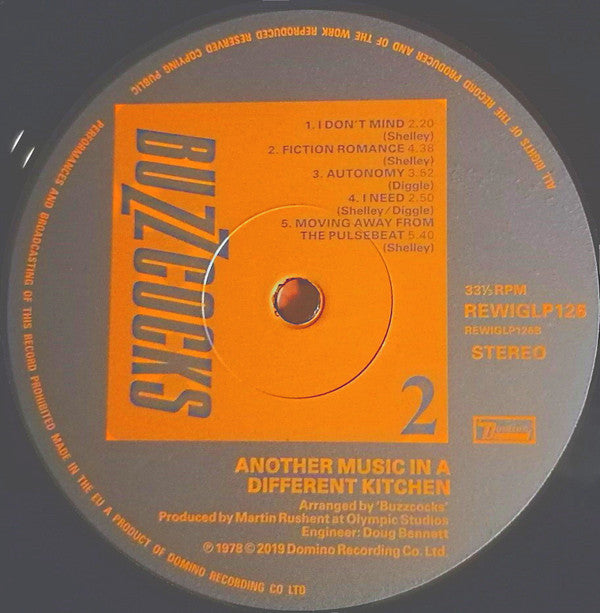 Buzzcocks - Another Music In A Different Kitchen | Mint (M) Mint (M)-The Happy Cap