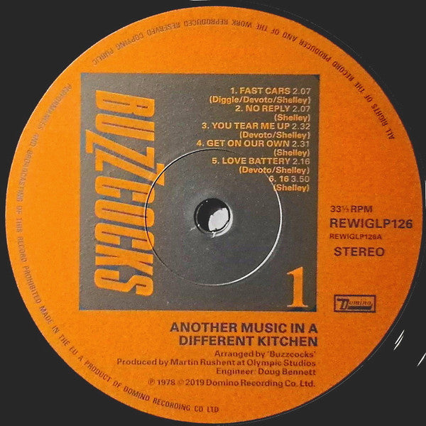 Buzzcocks - Another Music In A Different Kitchen | Mint (M) Mint (M)-The Happy Cap