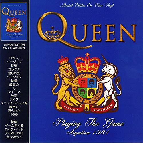Queen - Playing The Game Argentina 1981 (Limited Edition, Clear Vinyl) [Import] | Mint (M) Mint (M)-The Happy Cap