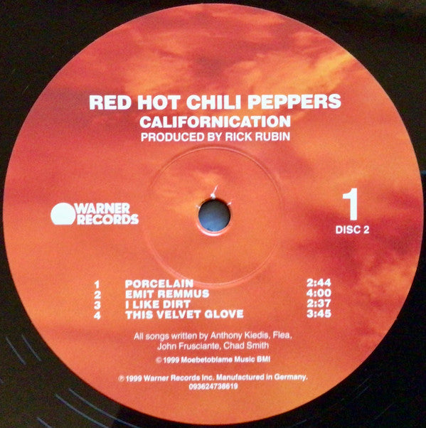 Red Hot Chili Peppers  Californication (2x Vinyl) | Mint (M) Mint (M)-The Happy Cap
