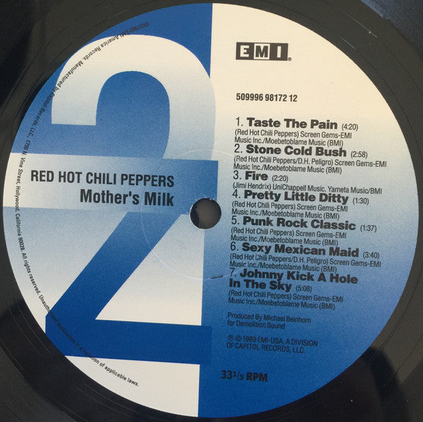 Red Hot Chili Peppers  Mothers Milk | Mint (M) Mint (M)-The Happy Cap