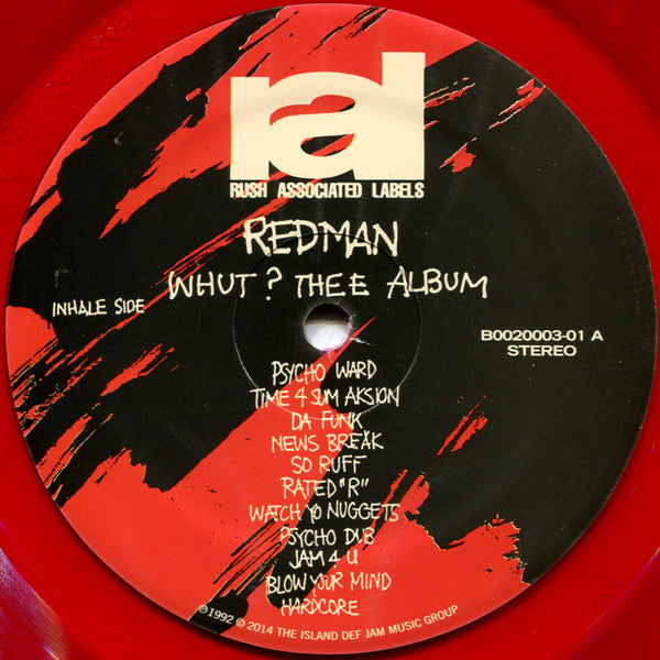 Redman - Whut? Thee Album *RED* | Near Mint (NM) Near Mint (NM)-The Happy Cap