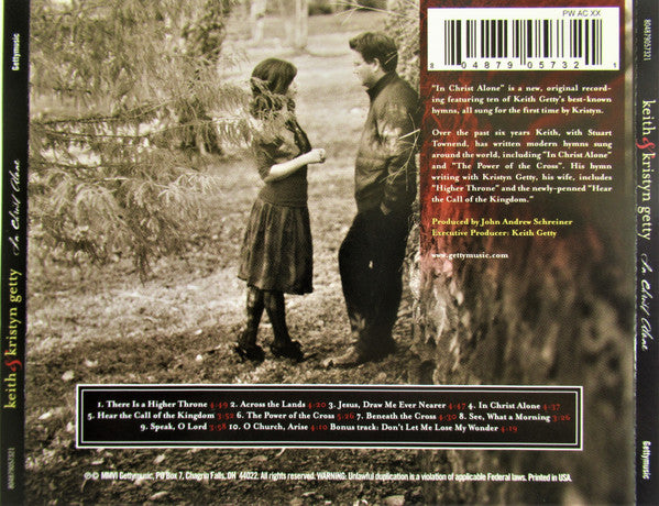 Keith & Kristyn Getty - In Christ Alone (CD) | Mint (M) Mint (M)-The Happy Cap