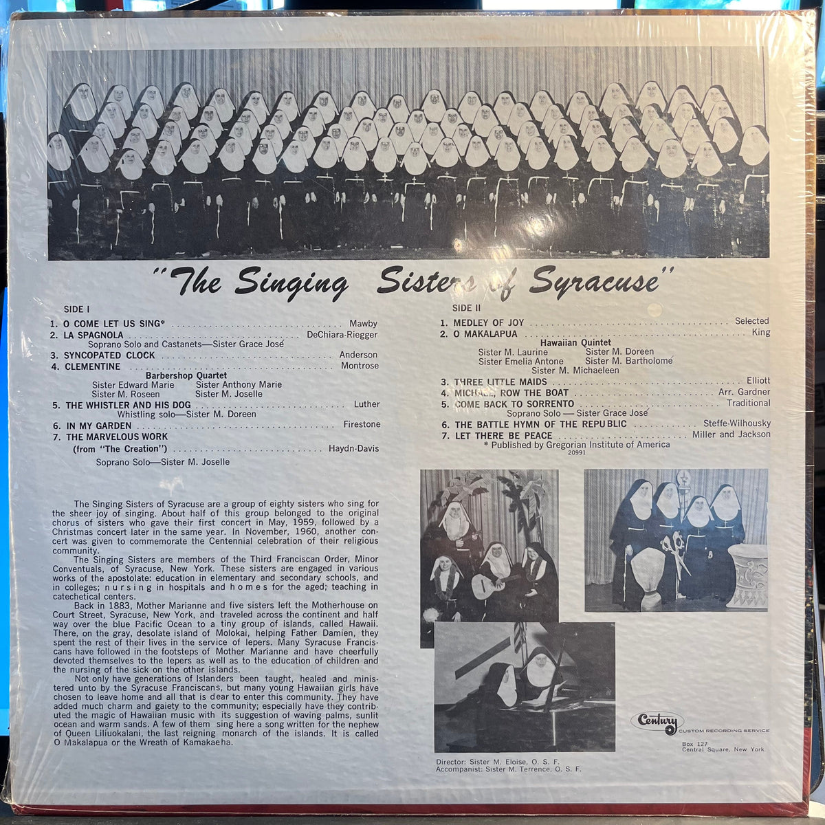 The Singing Sisters Of Syracuse - The Singing Sisters Of Syracuse | Mint (M) Near Mint (NM)-The Happy Cap