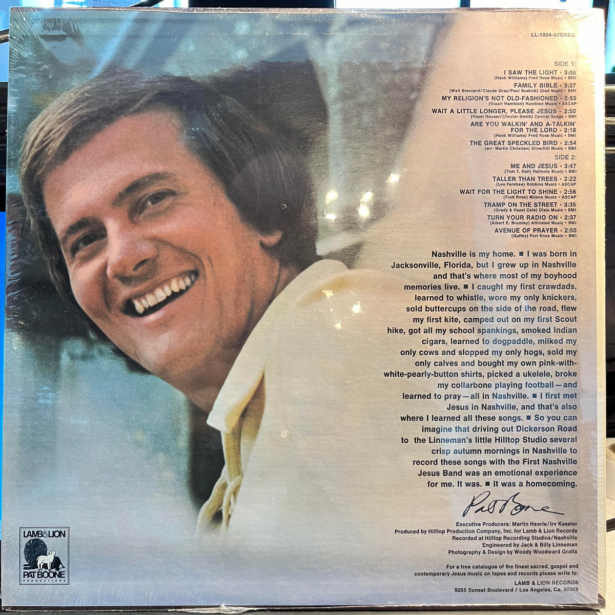 Pat Boone - Pat Boone And The First Nashville Jesus Band | Mint (M) Mint (M)-The Happy Cap