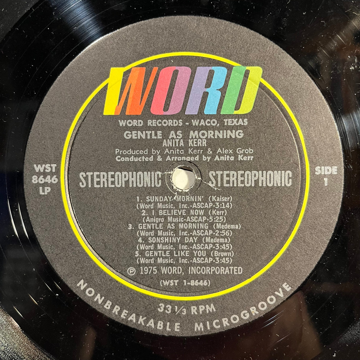 The Anita Kerr Singers - Gentle As Morning | Excellent (EX) Near Mint (NM)-The Happy Cap
