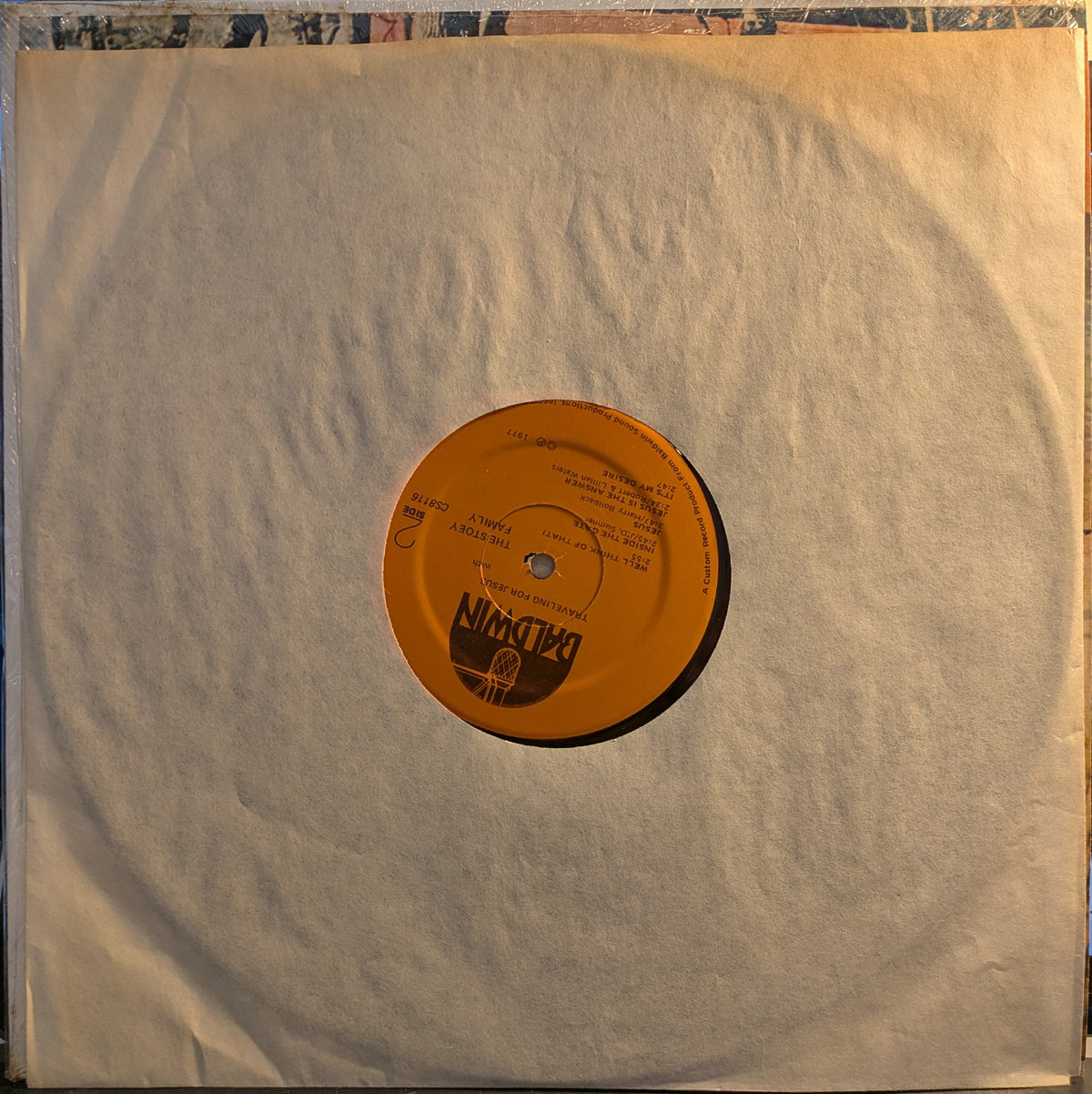 The Stoey Family - Traveling For Jesus (VINYL) | Near Mint (NM) Near Mint (NM)-The Happy Cap