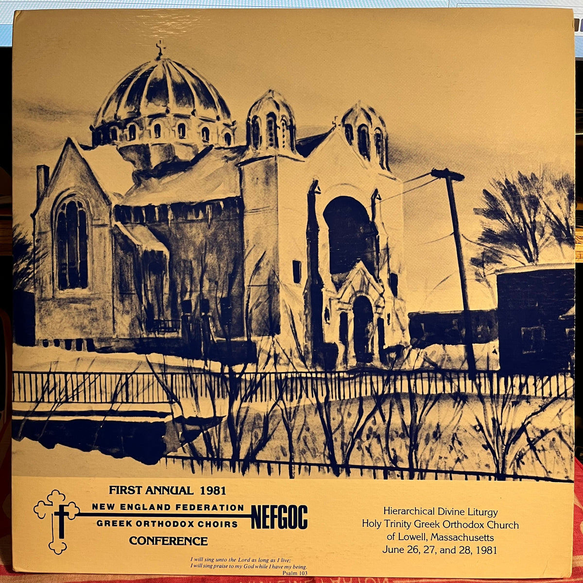 New England Federation - Greek Orthodox Choirs Conference 1981 | Near Mint (NM) Excellent (EX)-The Happy Cap