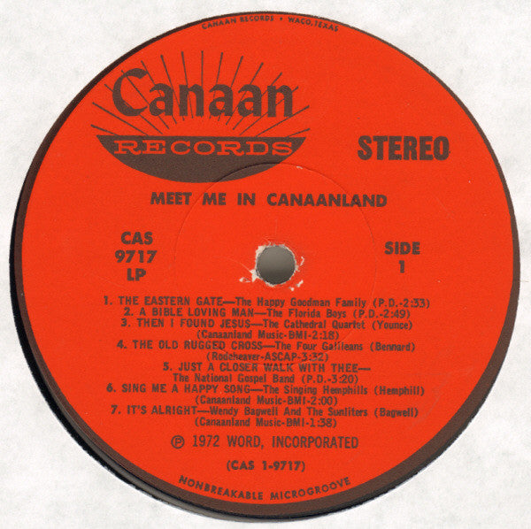 Various - Meet Me In Canaanland! (VINYL) | Near Mint (NM) Near Mint (NM)-The Happy Cap