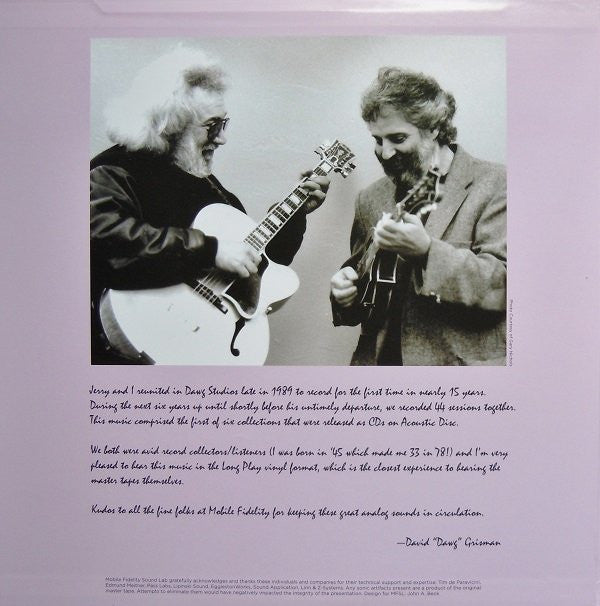 Jerry Garcia - Jerry Garcia / David Grisman | Mint (M) Mint (M)-The Happy Cap