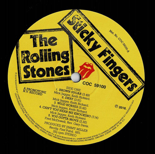 The Rolling Stones - Sticky Fingers | Mint (M) Mint (M)-The Happy Cap