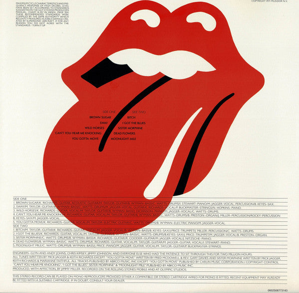 The Rolling Stones - Sticky Fingers | Mint (M) Mint (M)-The Happy Cap