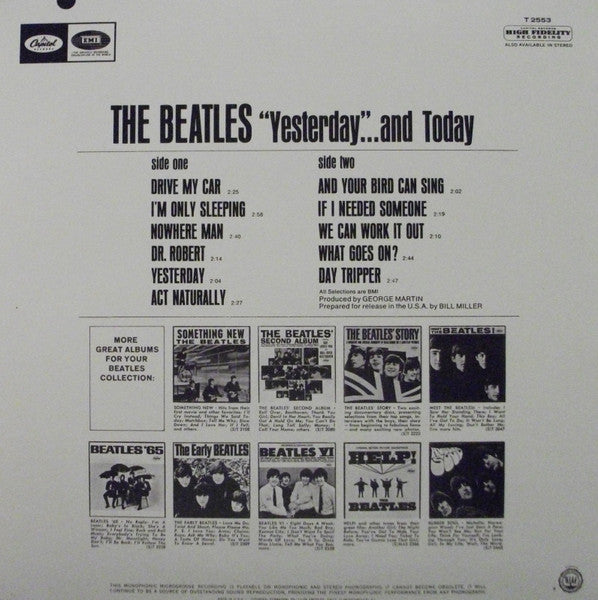 The Beatles - Yesterday And Today (BLUE VINYL) | Mint (M) Mint (M)-The Happy Cap