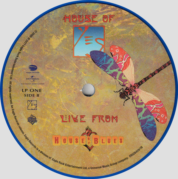 Yes - House Of Yes: Live From The House Of Blues (3xCOLOR VINYL) | Mint (M) Mint (M)-The Happy Cap