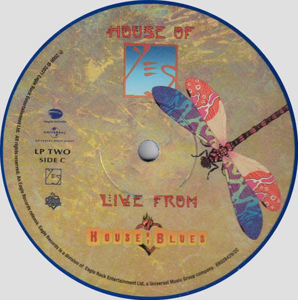 Yes - House Of Yes: Live From The House Of Blues (3xCOLOR VINYL) | Mint (M) Mint (M)-The Happy Cap