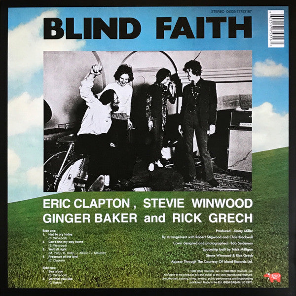 Blind Faith - Blind Faith (VINYL LP RSO 06025 17753167 2008) | NEW Mint (M) Excellent+ (EX+)-The Happy Cap