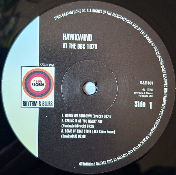 Hawkwind - At The BBC 1970 (VINYL) | Mint (M) Mint (M)-The Happy Cap