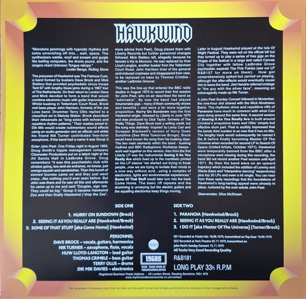 Hawkwind - At The BBC 1970 (VINYL) | Mint (M) Mint (M)-The Happy Cap